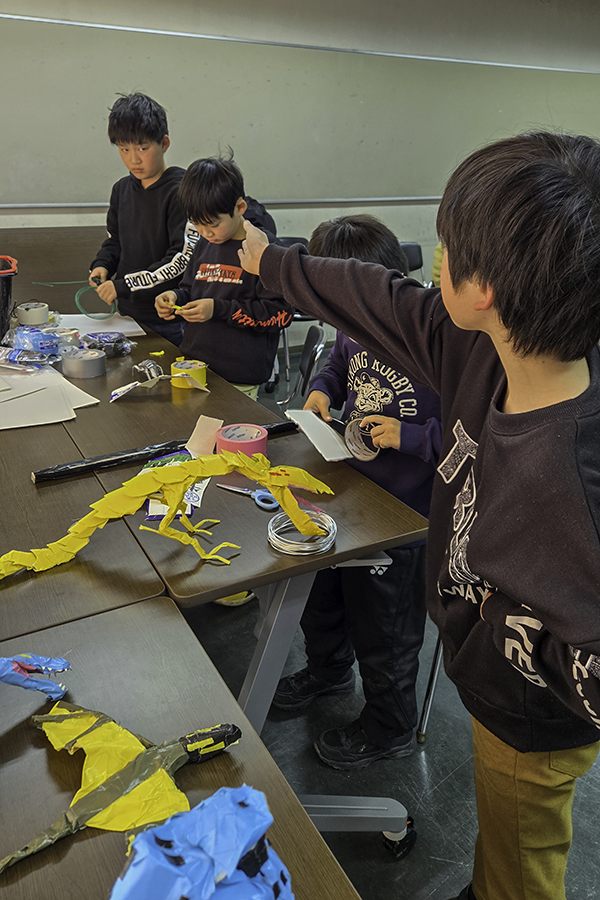 作品制作の様子