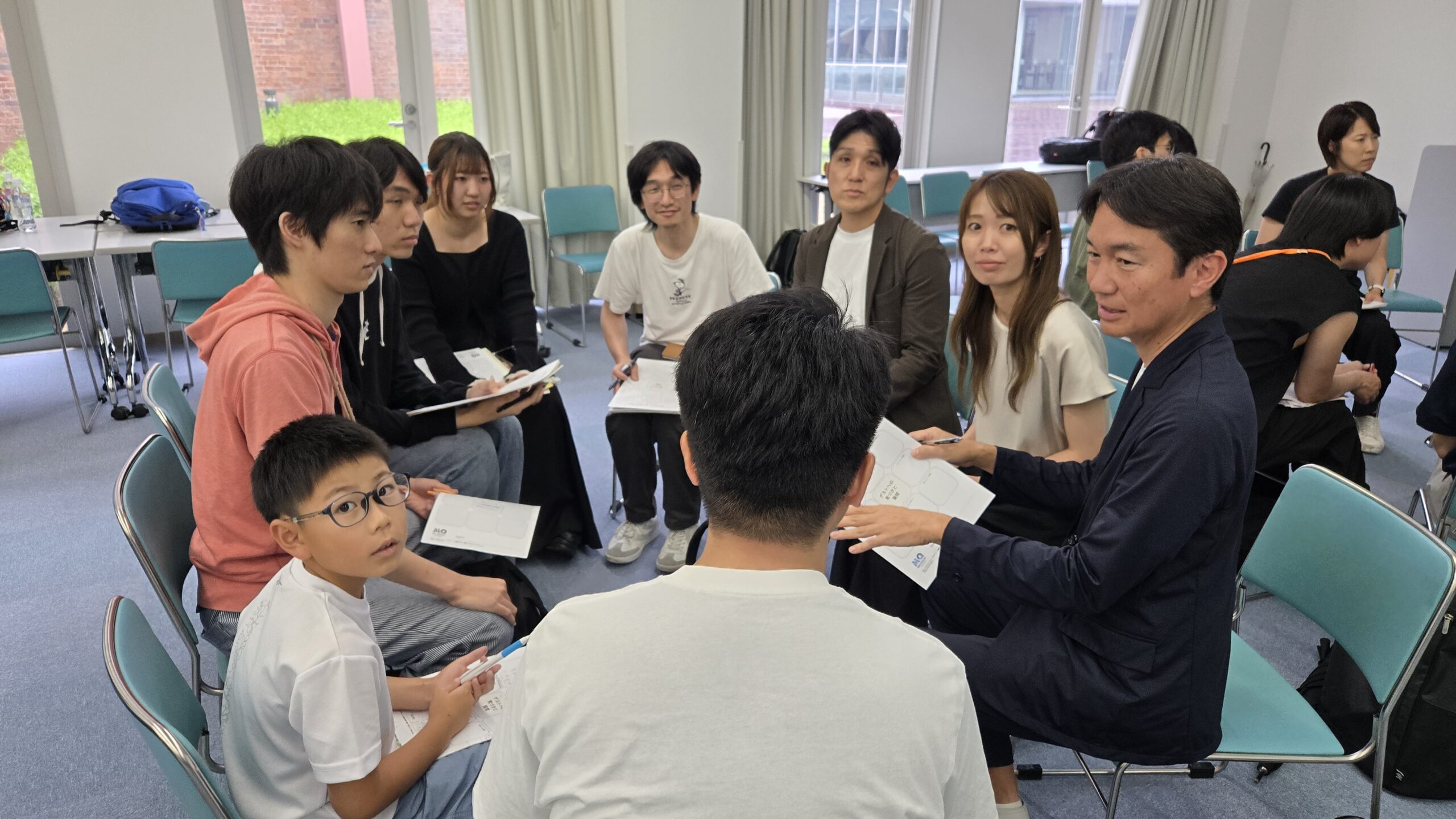 インスピレーショントーク後の参加者同士の対話