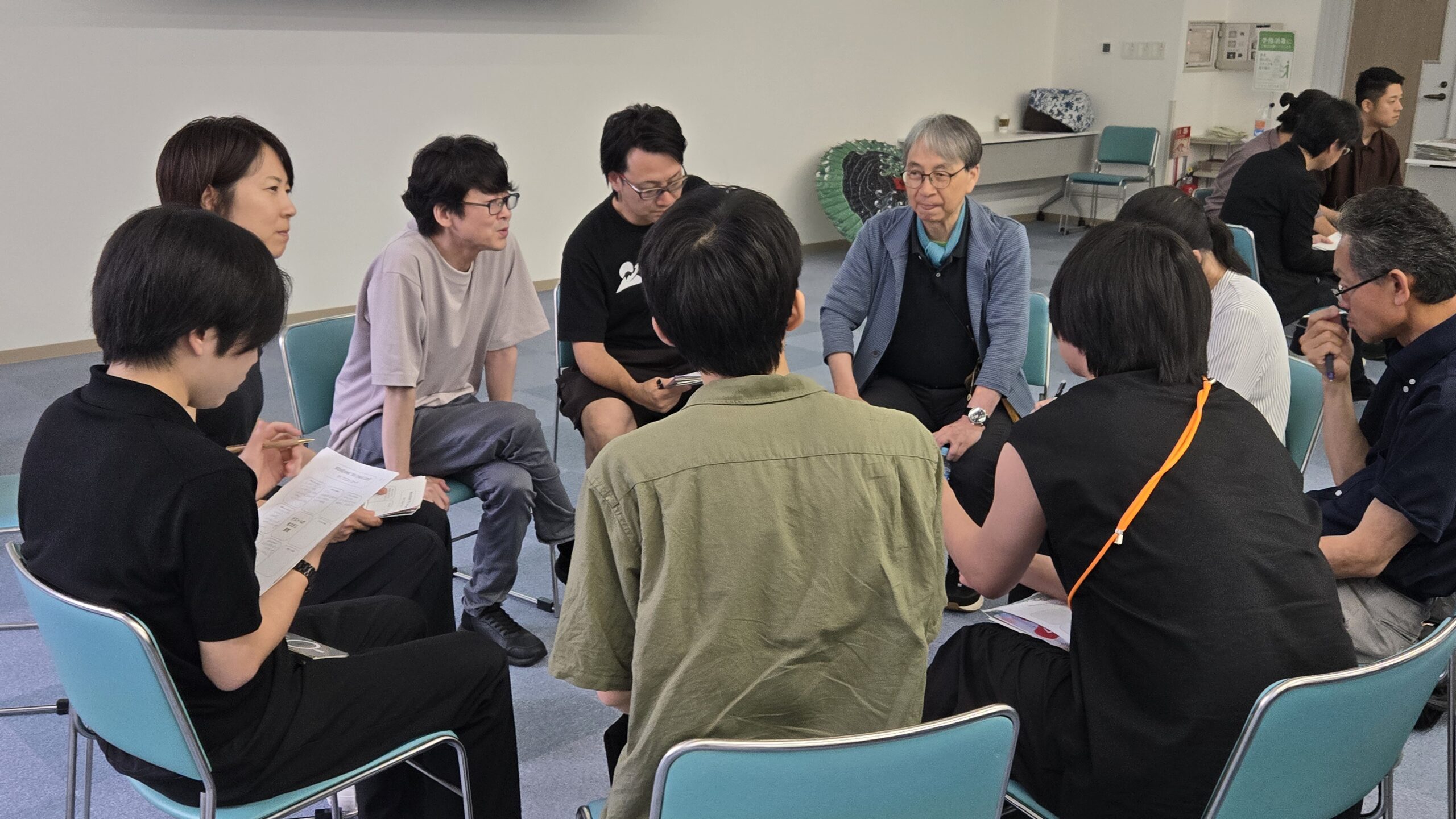菊池昇氏のインスピレーショントーク後のグループ対話